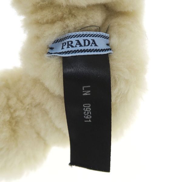 PRADA ベージュファーシュシュ PRADA プラダ シュシュ ファー ベージュ 1IF131 シュシュ PRADA(プラダ