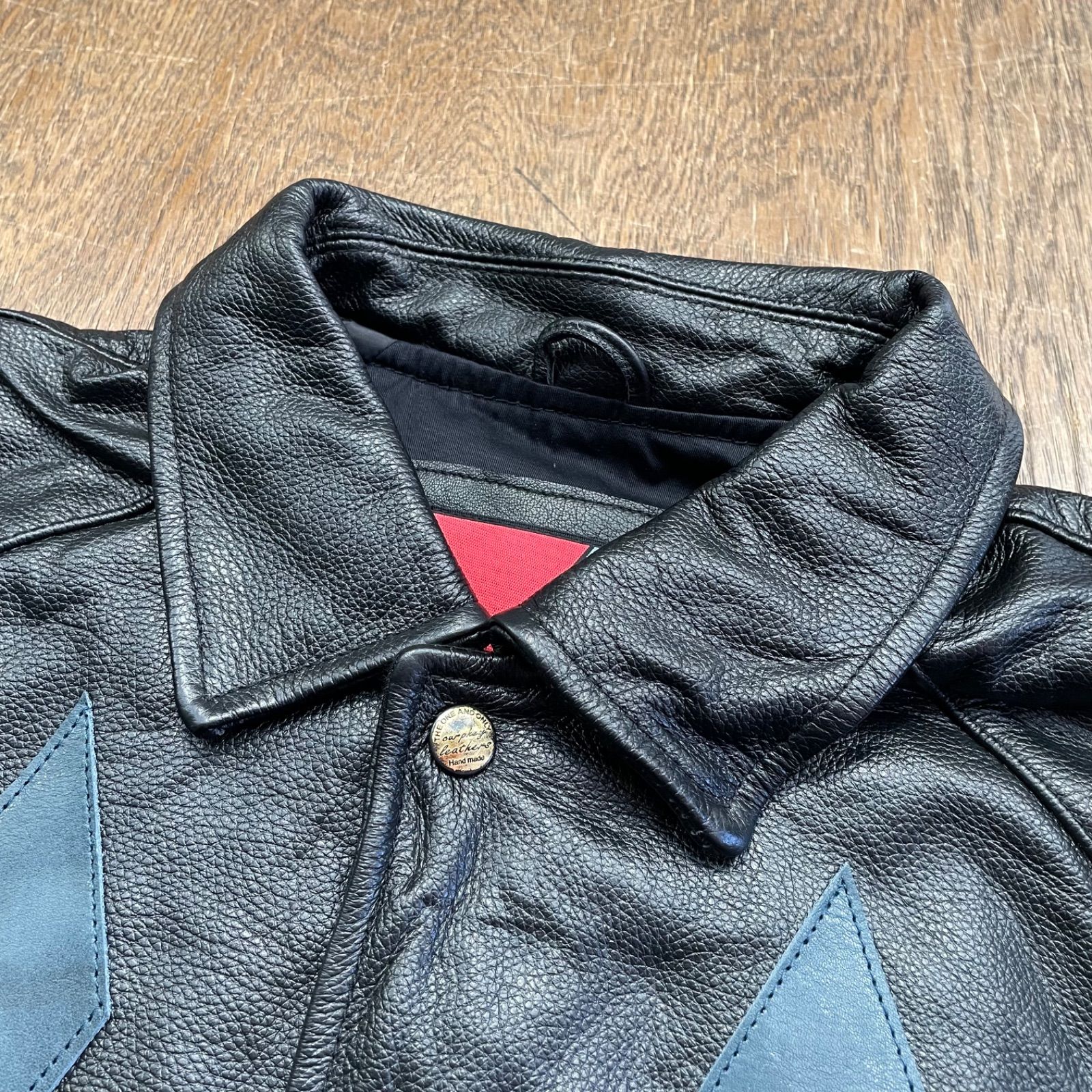 新品未使用 original john レザーコーチジャケット pistlos