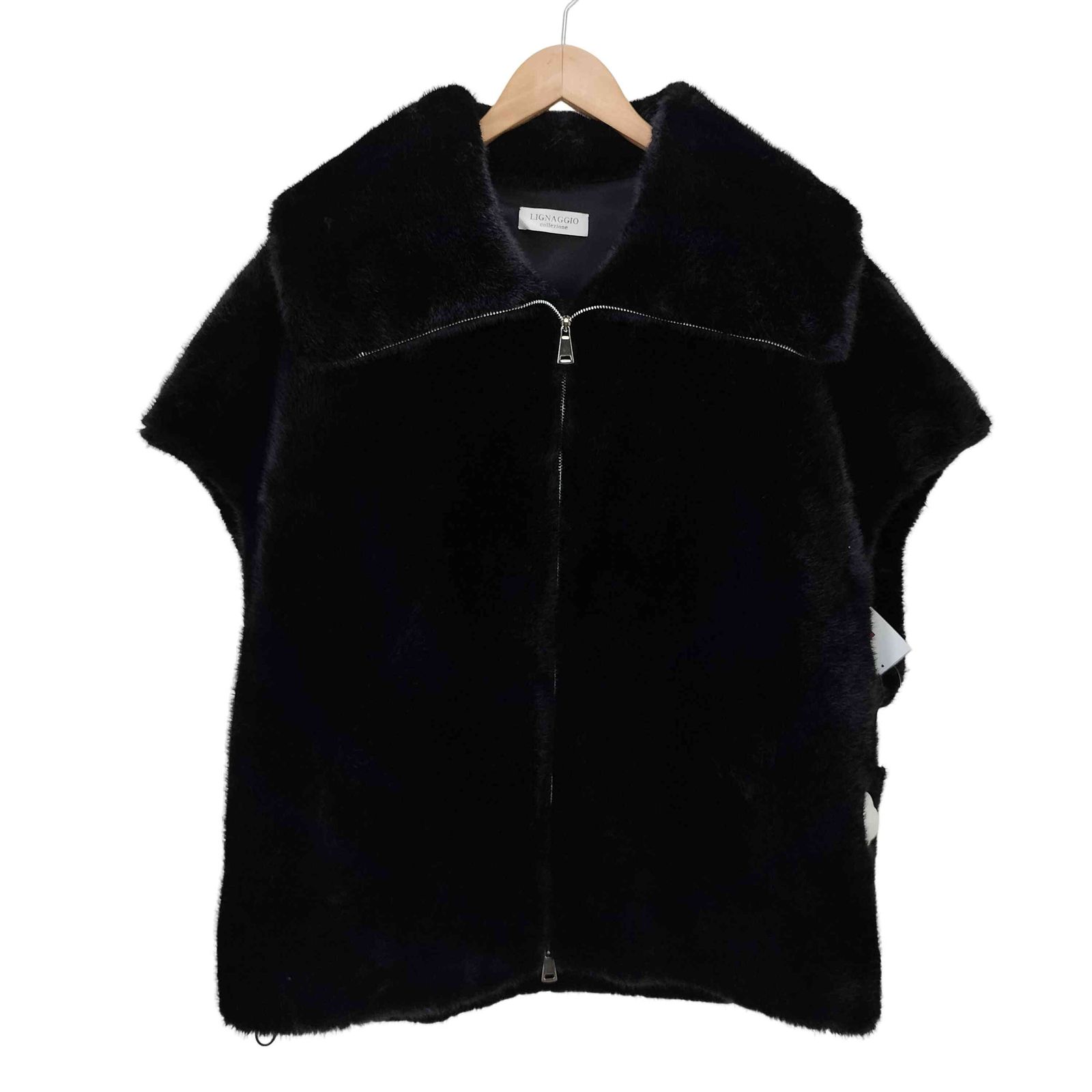 極美品✨24AWリナージオ ミンク風フェイクフレンチスリーブジレ ベスト グレー LIGNAGGIQ リナージオ ミンク風フェイクフレンチスリーブジレ - メルカリ