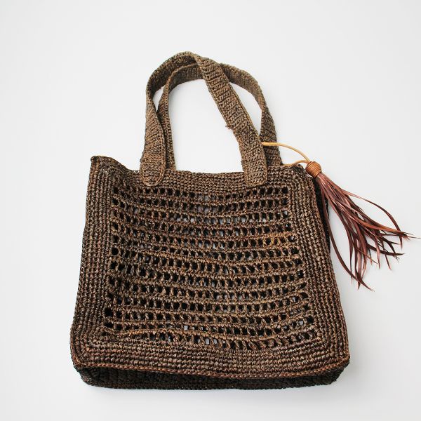MAISON N.H PARIS【美品】ANNA タッセル付き ラフィアバッグ MAISON N.H PARIS【美品】ANNA タッセル付き ラフィアバッグ