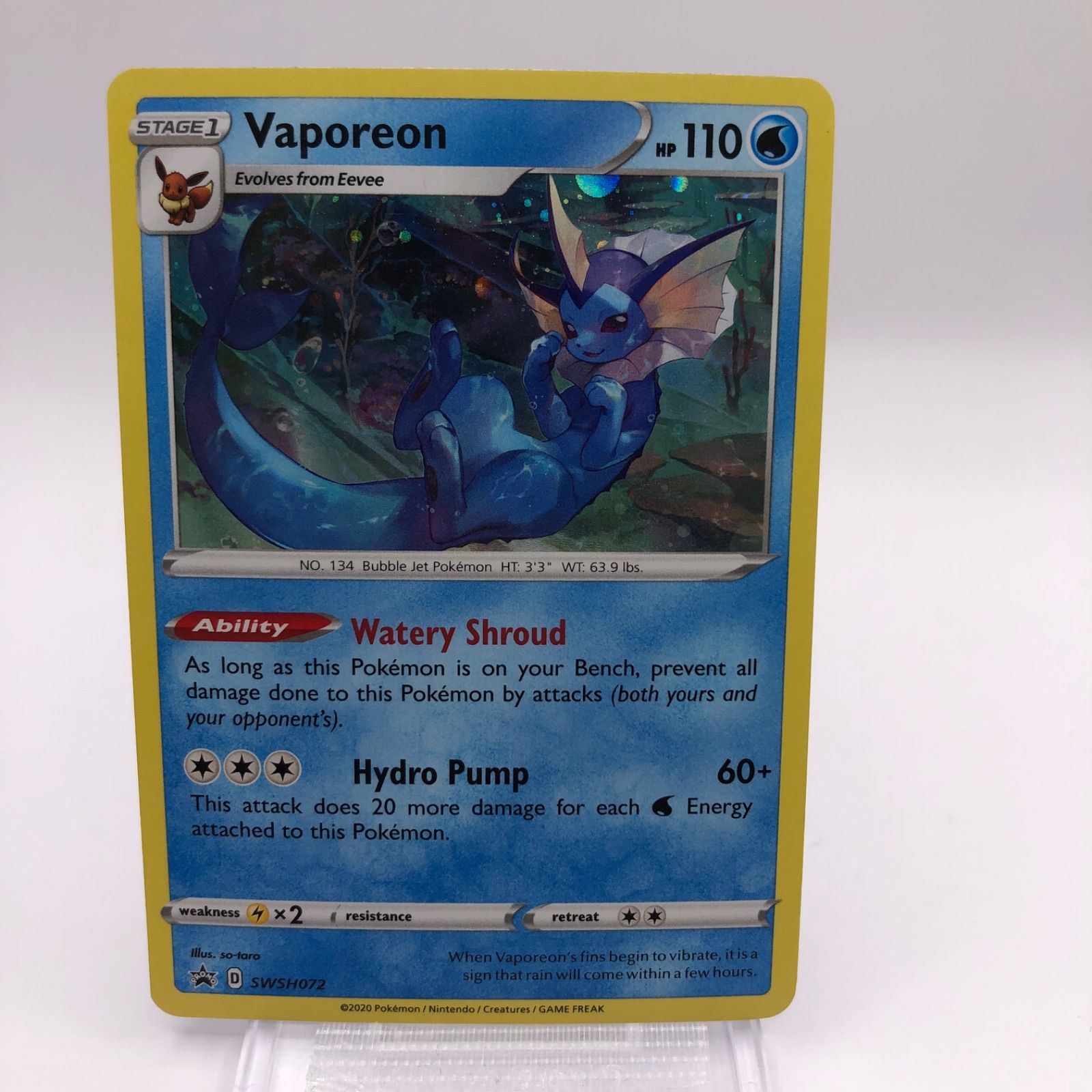 ポケモンカードe シャワーズ　英語版　1枚 シャワーズ 英語版ポケモンカード キラ 18/68 - メルカリ