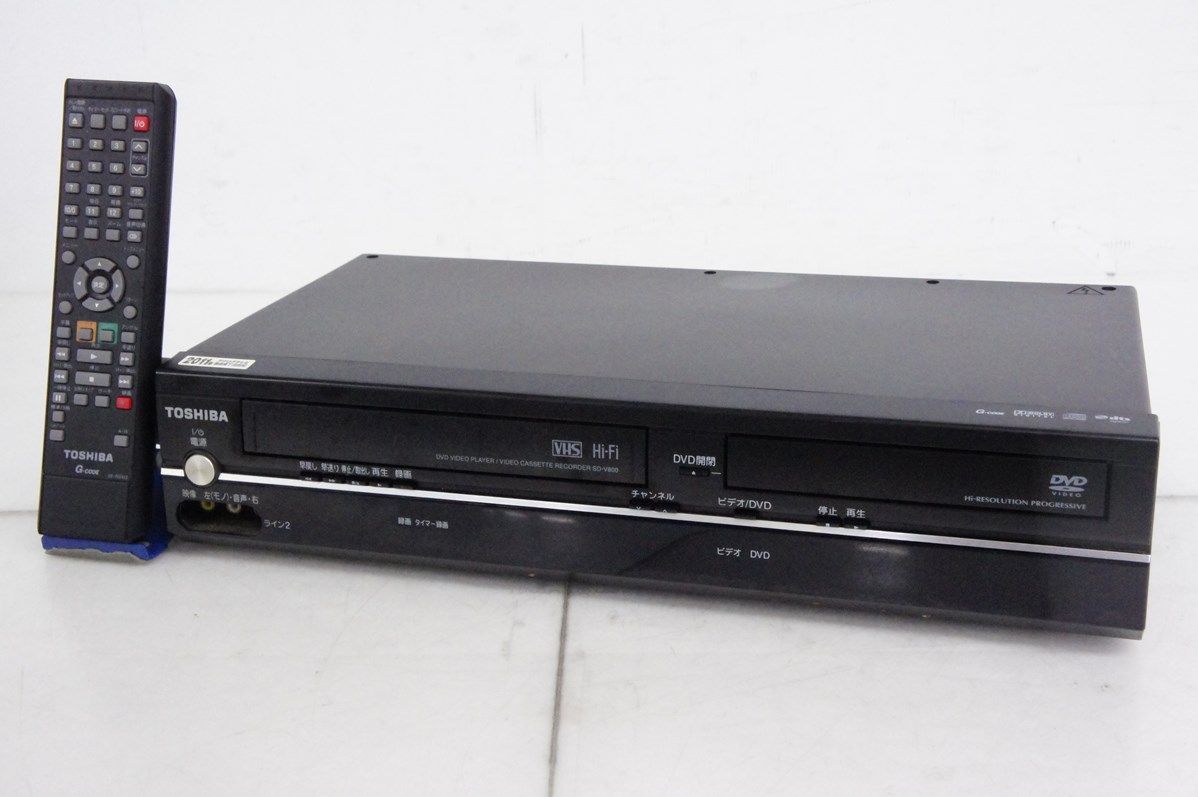 【動作確認済み】東芝VTR一体型DVDビデオプレーヤー 一体SD-V250 中古 再生可能 TOSHIBA SD-V250 VTR一体型DVDビデオプレーヤー 2002年