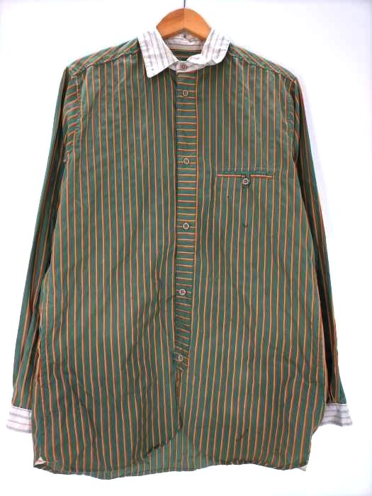 フランクリーダー FRANK LEDER 20AW Green Striped Cotton Old Style