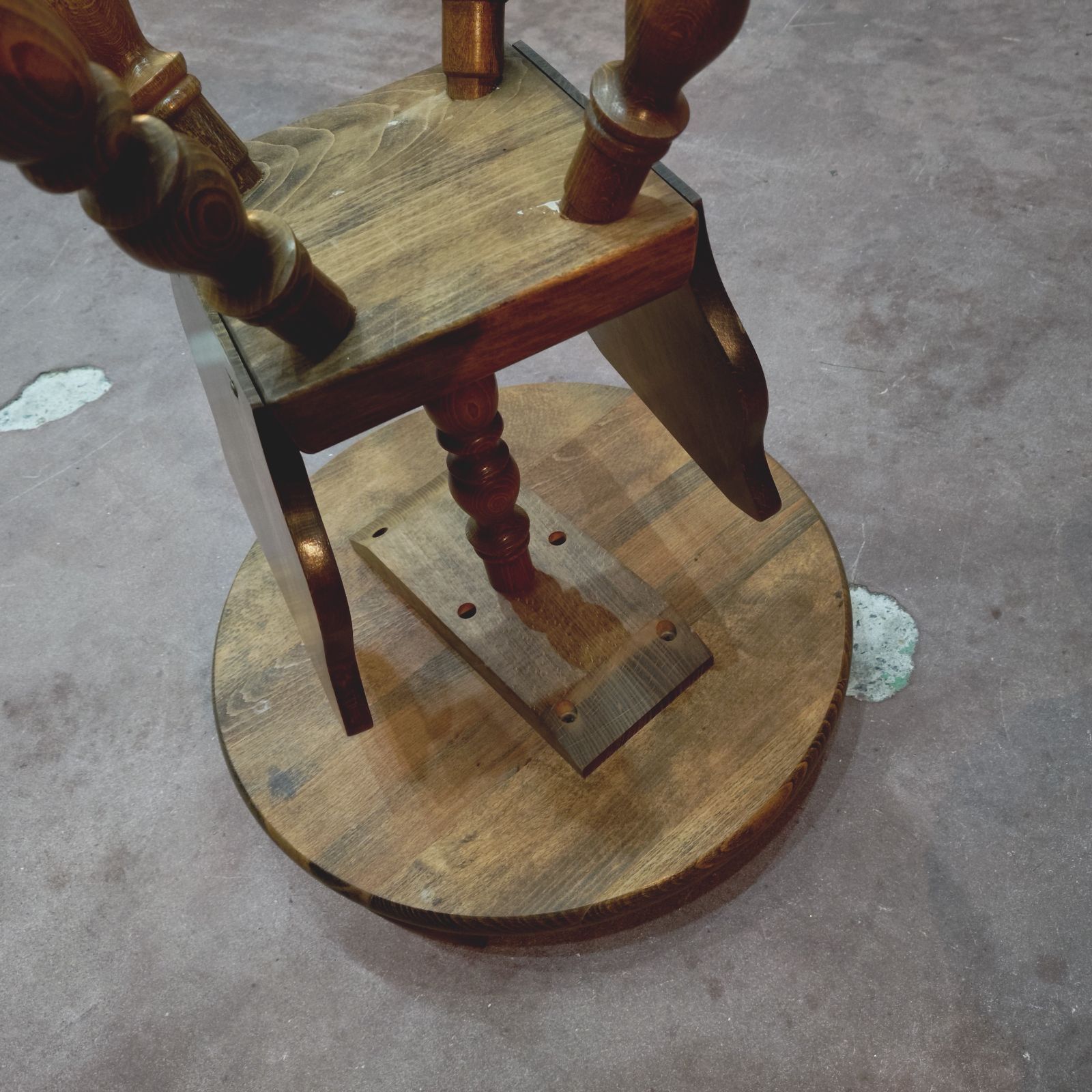 レトロ キツツキ 飛騨産業 サイドテーブル 丸テーブル コーヒー