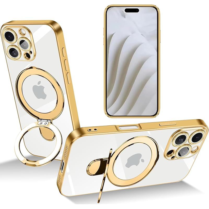 iPhone 16 Pro Max ケース 縦横両対応 リング マグネット搭載 Amazon.co.jp: iPhone 16 Pro Max ケース クリア 定点360度回転