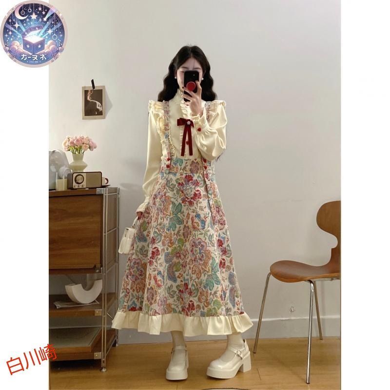 シャツ付きセットアップ ロリータ風
