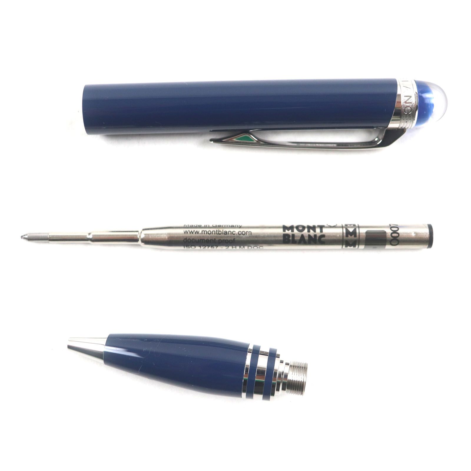 極美品▽MONTBLANC モンブラン スターウォーカー 新型 ブルー  