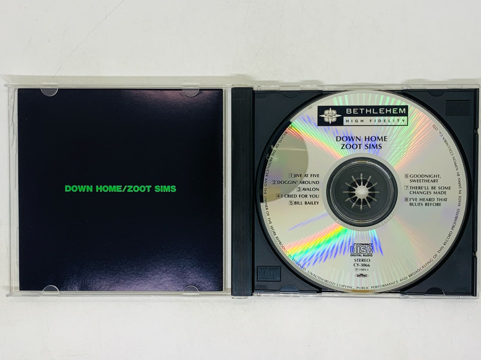 CD ズート・シムズ / Zoot Sims / Down Home / ジャズ JAZZ 25CY-3066