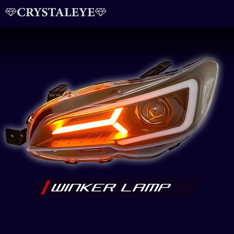 スバル WRX STI S4 レヴォーグ ランボスタイル LEDヘッドライト