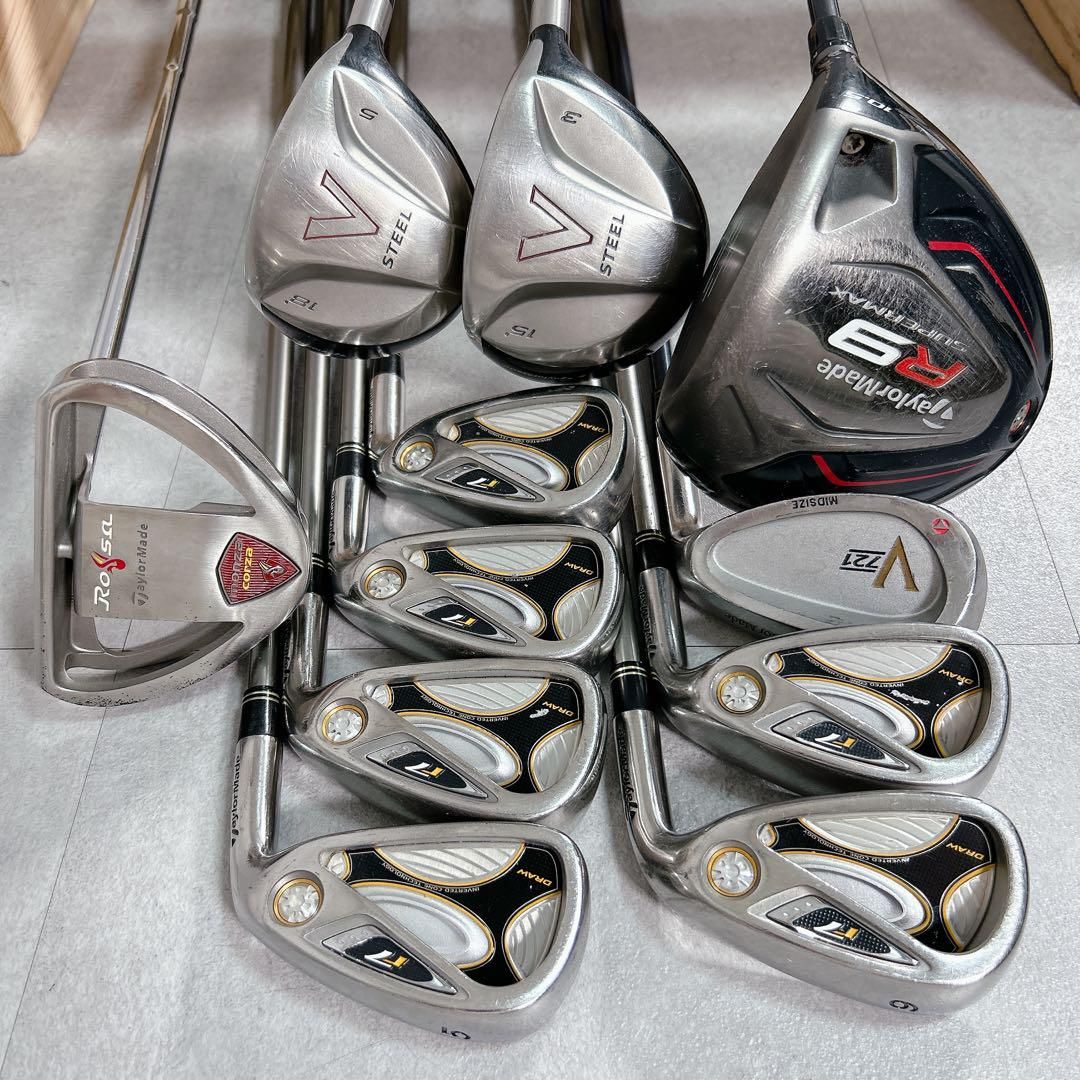 X700 テーラーメイド メンズ ゴルフ クラブセット スタンドキャディバッグ