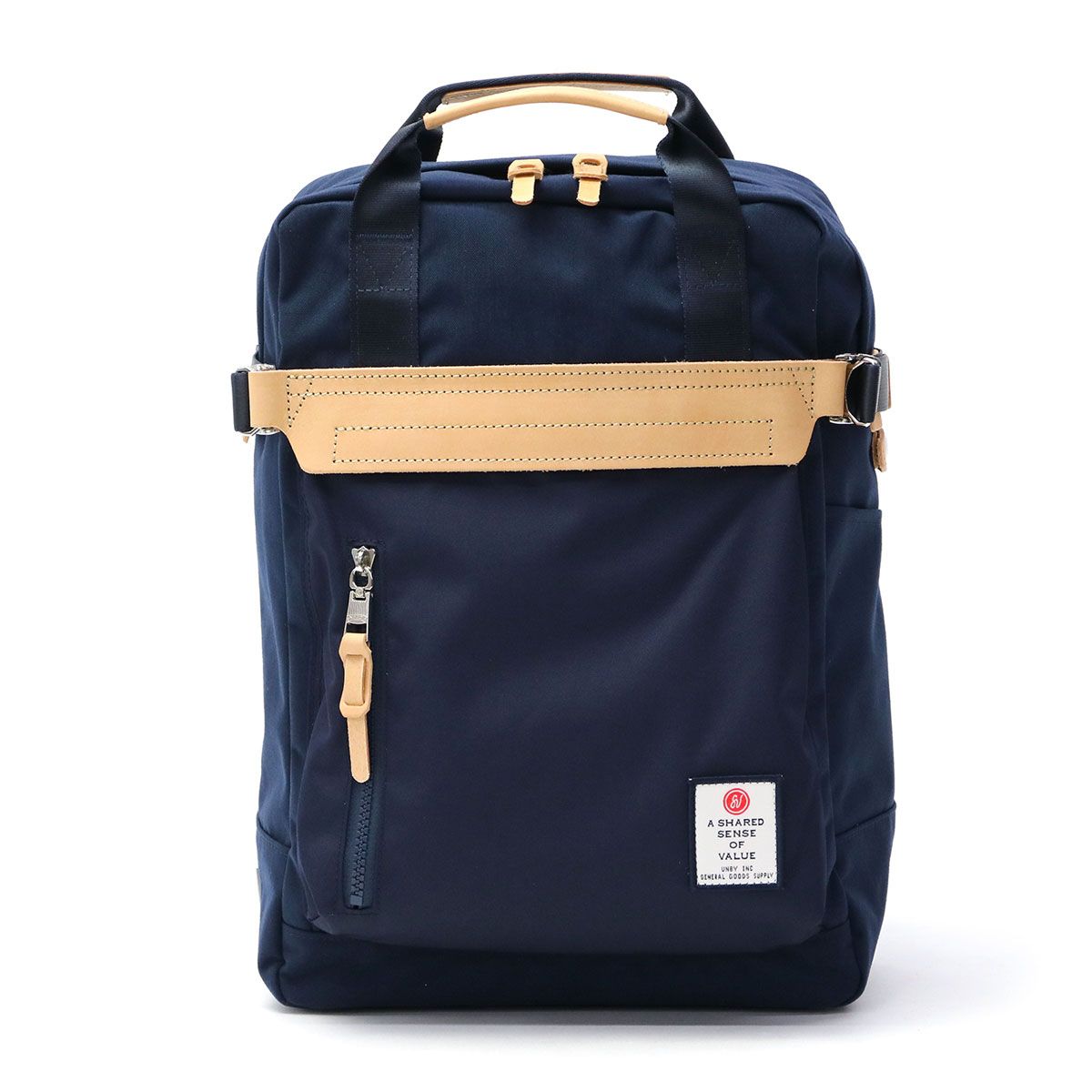 正規品1年保証 アッソブ リュック AS2OV リュックサック HI DENSITY CORDURA NYLON / BOX BACKPACK 091406 ネイビー(75)