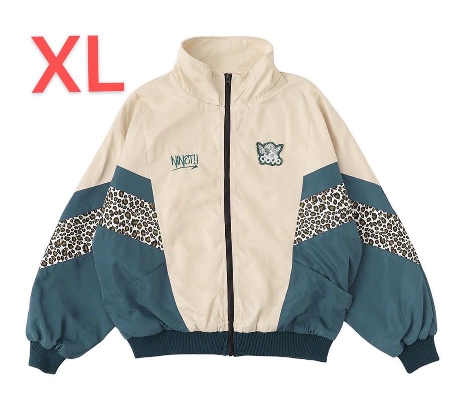 極細繊維クロス 9090 Animal Track Jacket ホワイト\u0026グリーン