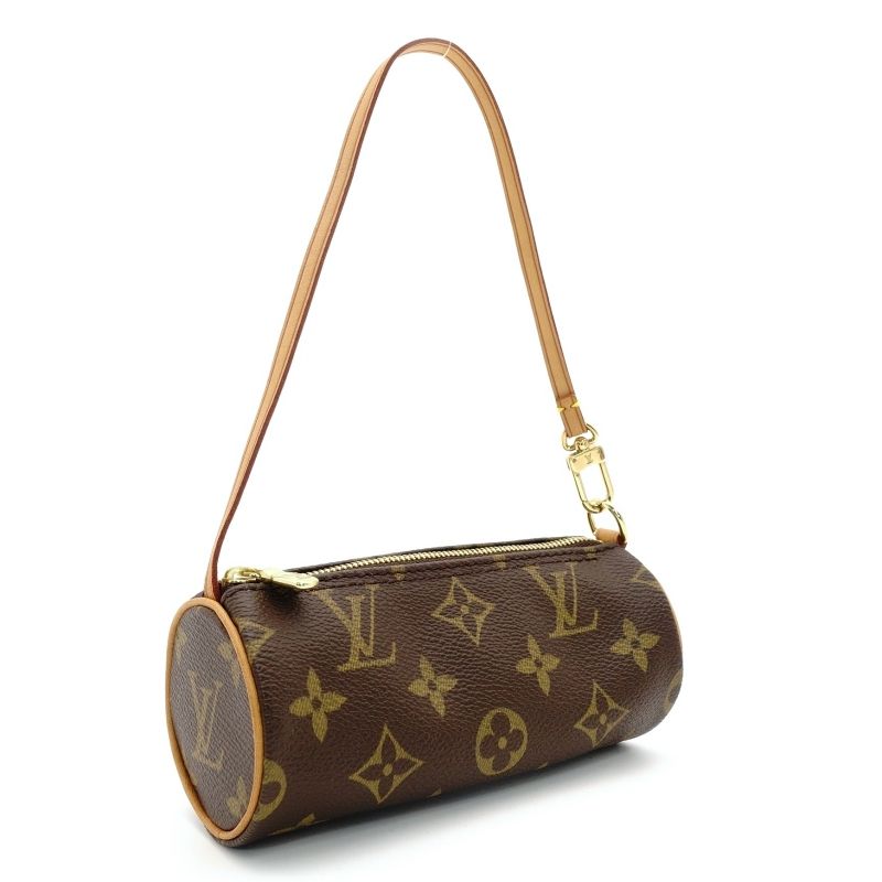 ルイヴィトン LOUIS VUITTON モノグラム パピヨン 付属ポーチ ブラウン 7-9-307