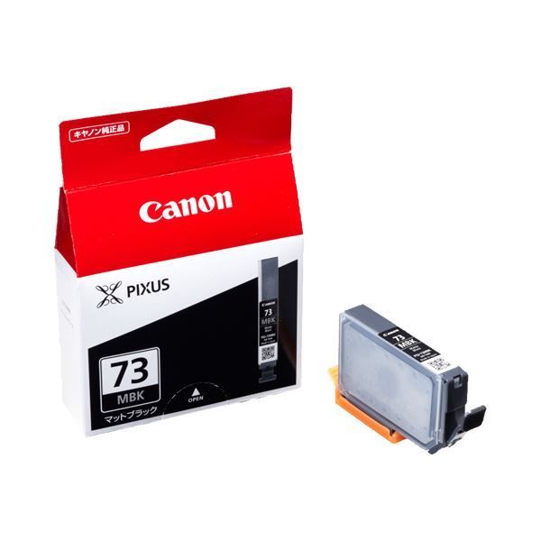 （まとめ） キヤノン Canon インクタンク PGI-73MBK マットブラック 6392B001 1個 