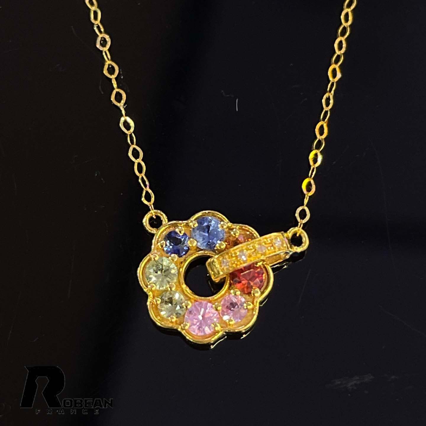 逸品 EU製 定価50万円☆ROBEAN・ファンシーカラーサファイア
