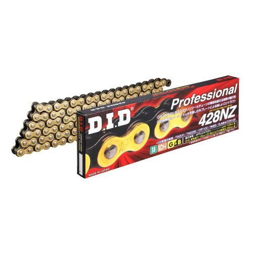 【新品・2営業日で発送】D.I.D(ダイドー) 【必ず購入前に仕様をご確認下さい】428NZ 102L GOLD＆BLACK／カシメ(ZB)