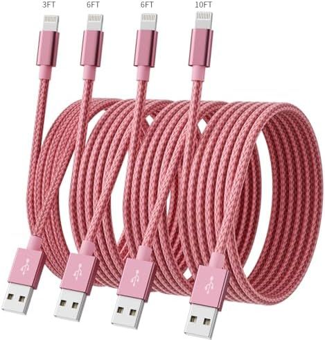 新品※未使用] iPhone充電器 4本パック (3フィート 6フィート 6フィート