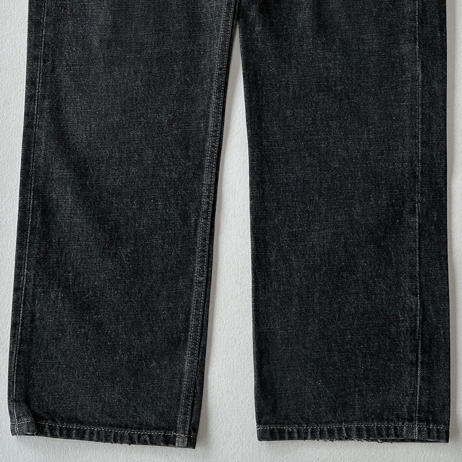 90s USA製 リーバイス501 先染め ブラック 刻印553 Levi's501 Yarn