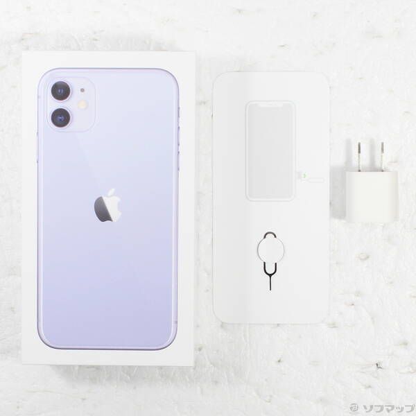 中古品〕 iPhone11 128GB パープル MWM52J／A SIMフリー247