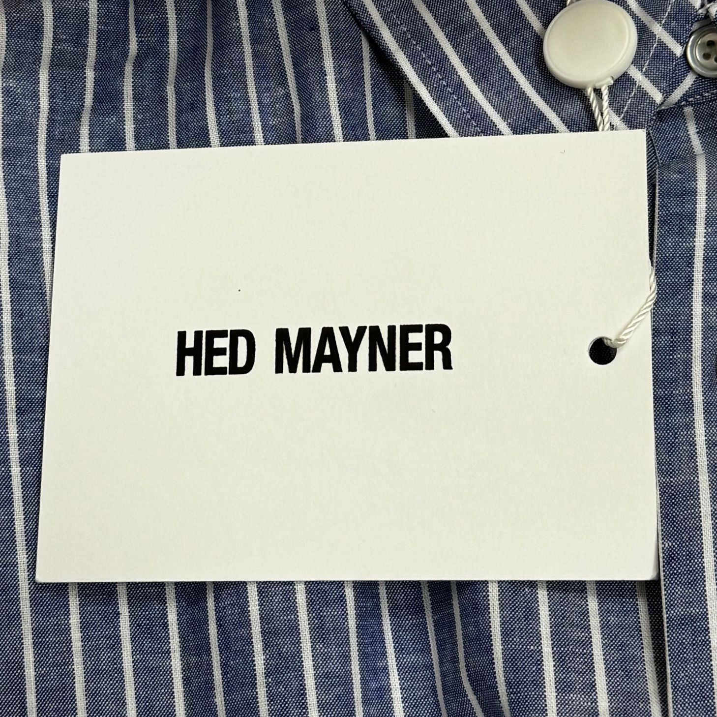 参考上代145200円 未使用品 HED MAYNER 24SS PAPER TOUCH OXFORD SHIRT
