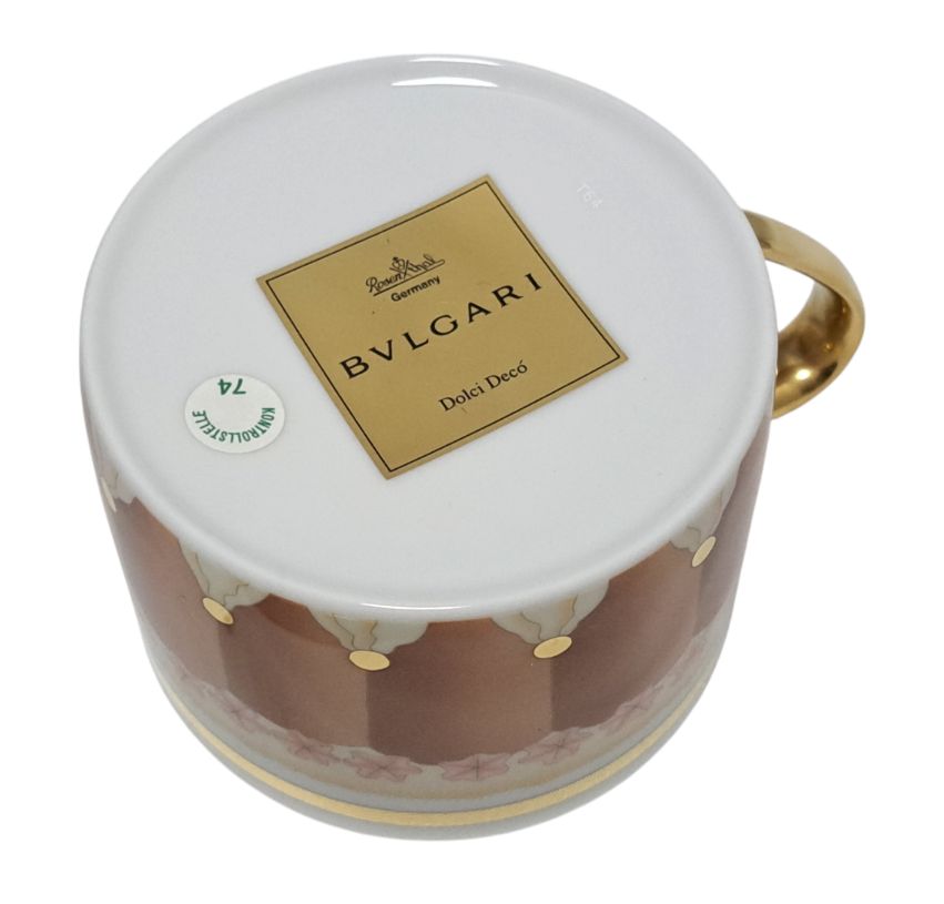 のってぃがむ ブルガリ ローゼンタール カップ＆ソーサー 金彩 ドルチェ デコ Dolci