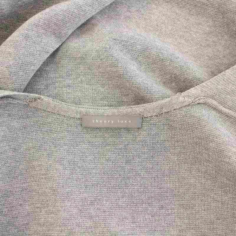 セオリーリュクス theory luxe OPUS HENRY ロング カーディガン ニット コーディガン 長袖 38 グレー 038103776020038 /YM レディース セオリーリュクス theory luxe OPUS HENRY ロング カーディガン