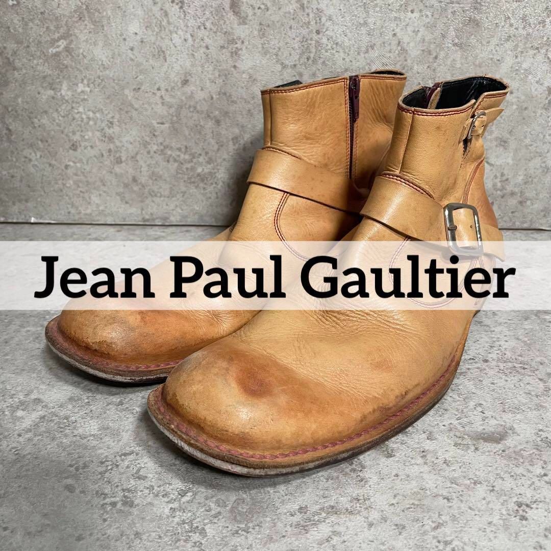 90s ヴィンテージ archive Jean Paul Gaultier ストラップブーツ 26cm