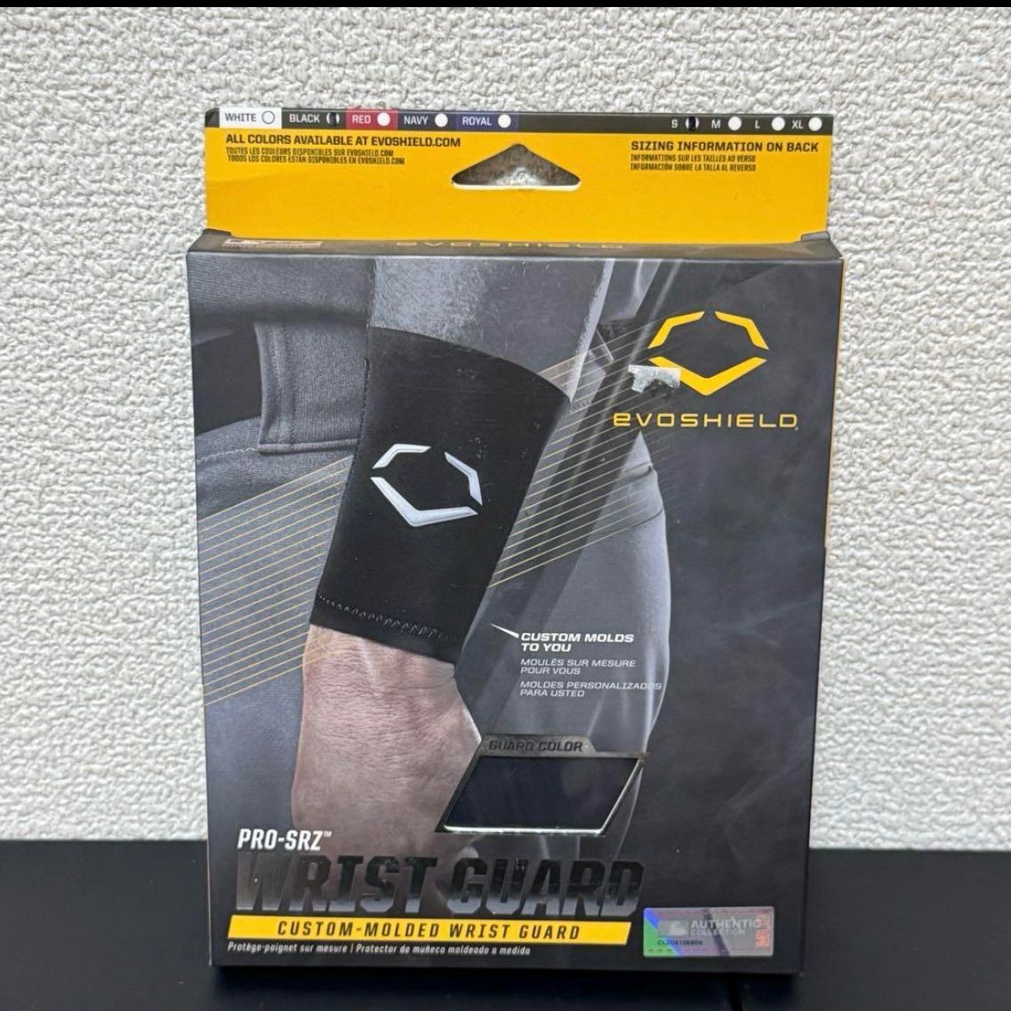 Evoshield SRZ-PROブラック リストガード リストバンド Evoshield SRZ