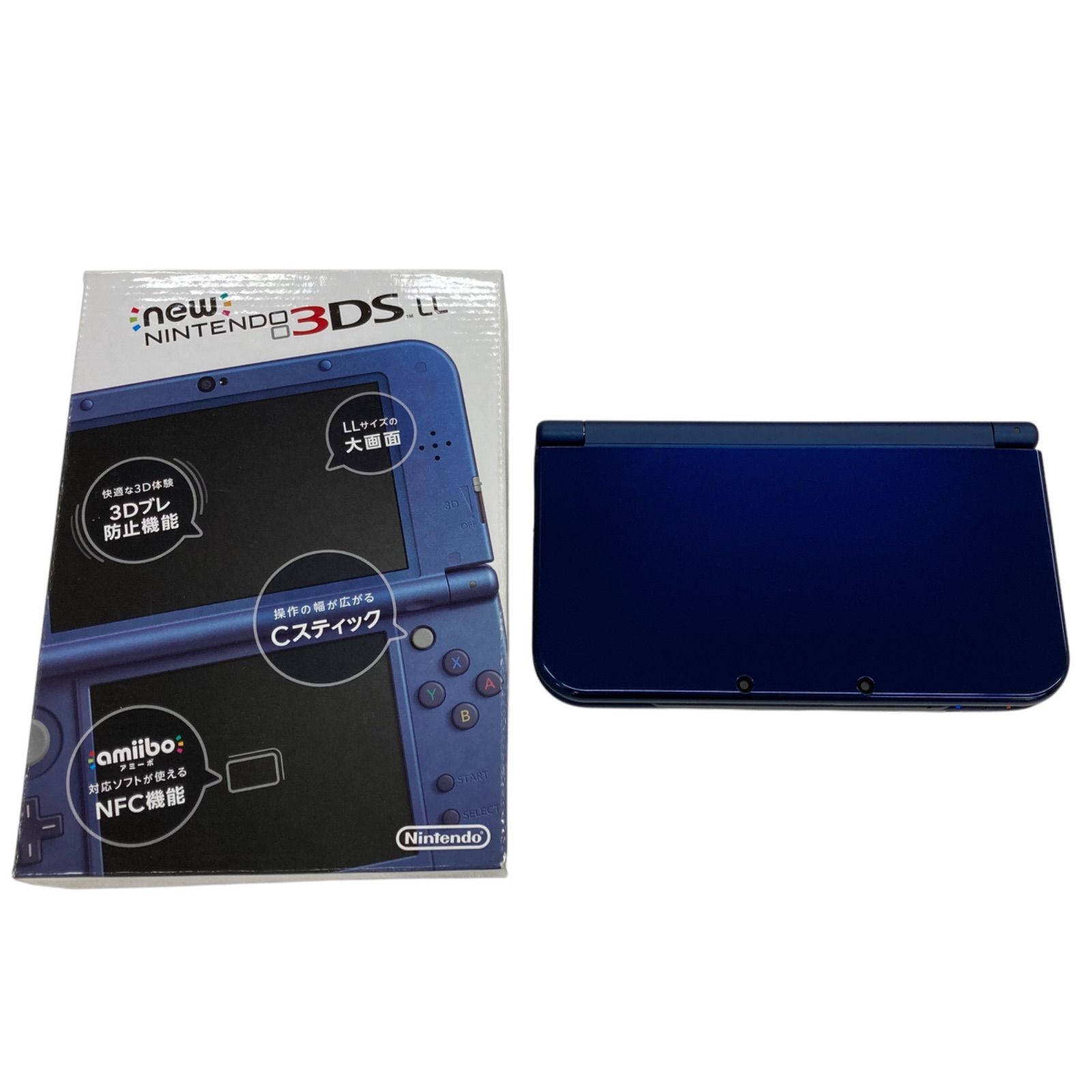 186000 現状品 任天堂 New Nintendo 3DS LL メタリックブルー