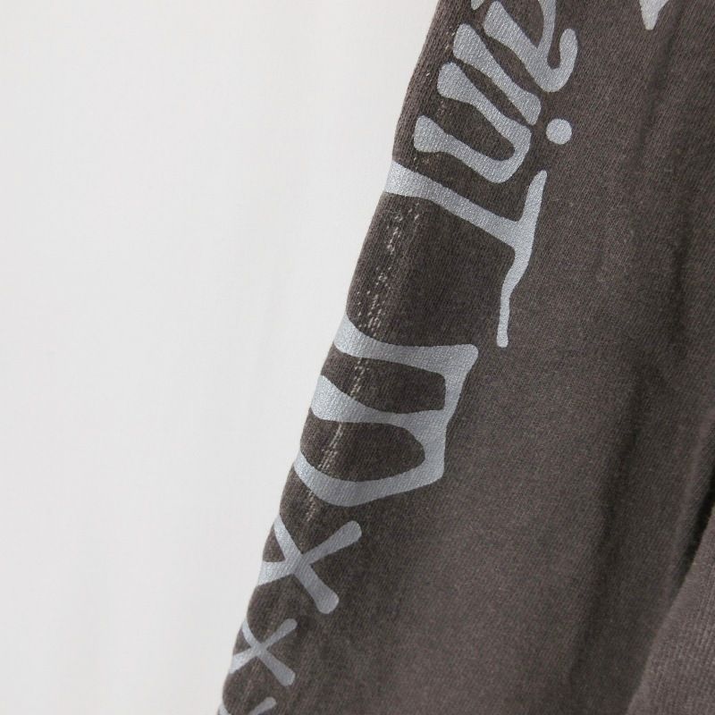 プリントT ブラック