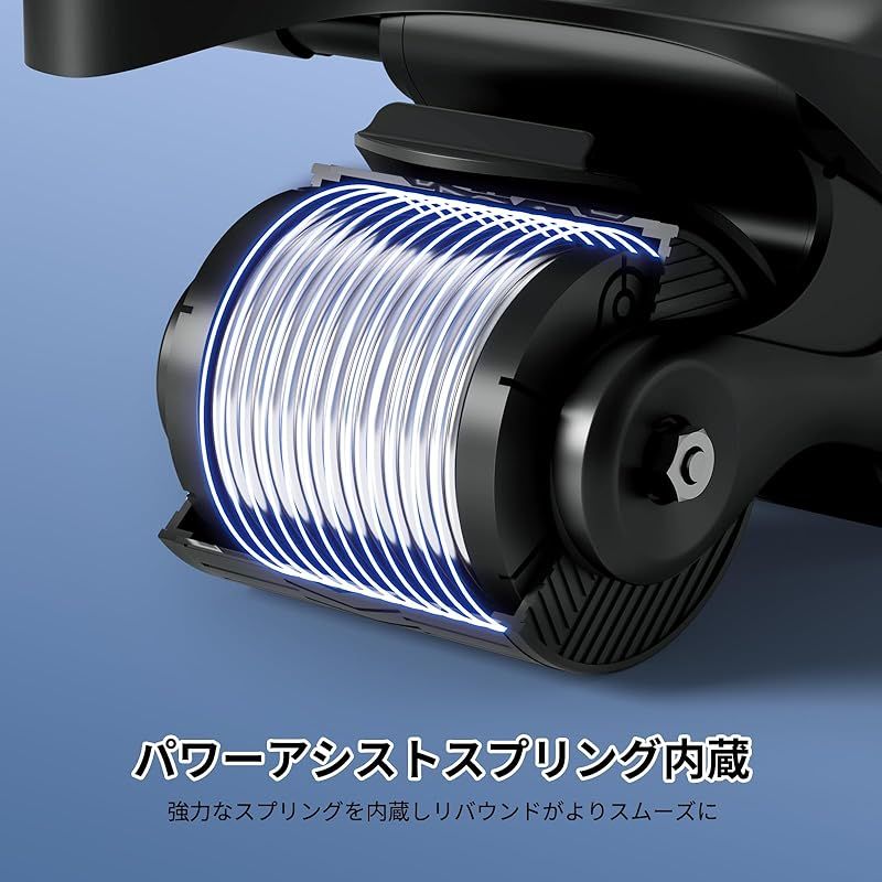 【新着商品】MERACH 腹筋ローラー 膝マット付き アブホイール 静音 二輪 高耐久性 腹筋 トレーニング器具 エクササイズローラー ストレッチ ダイエット器具 男性/女性 初心者/上級者 1