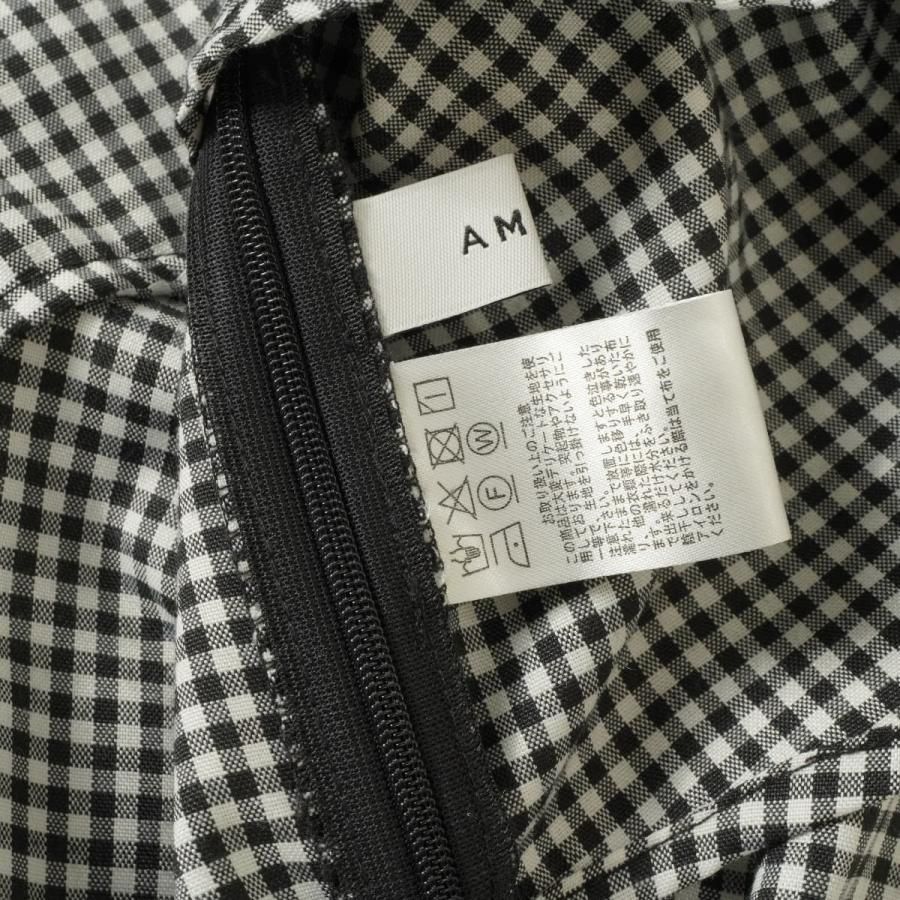 アメリ check one shoulder shirt チェック ワンショルダー