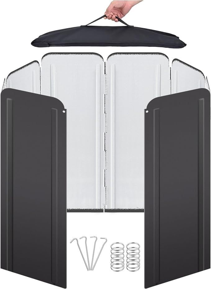 ウインドスクリーン リフレクター 焚き火 風防 キャンプ 50cm 焚き火