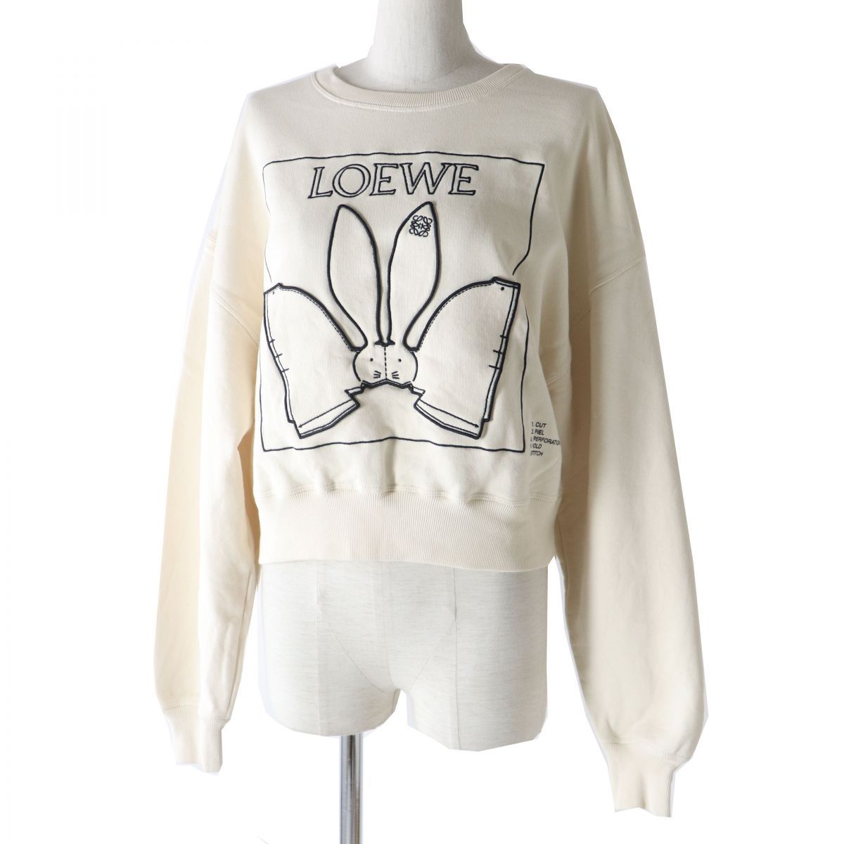 極美品◎正規品 23SS LOEWE ロエベ バニー アナグラム スウェット 