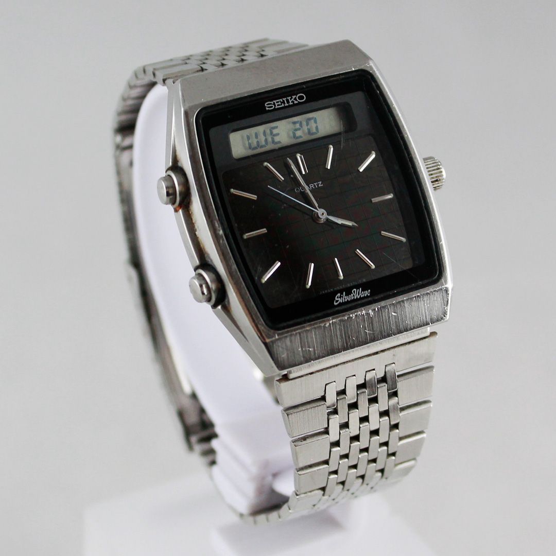 SEIKO SILVER WAVE H557-525A デジタルアナログ腕時計 ≪タイムセール☆21日23：45まで≫【 中古 】 SEIKO セイコー