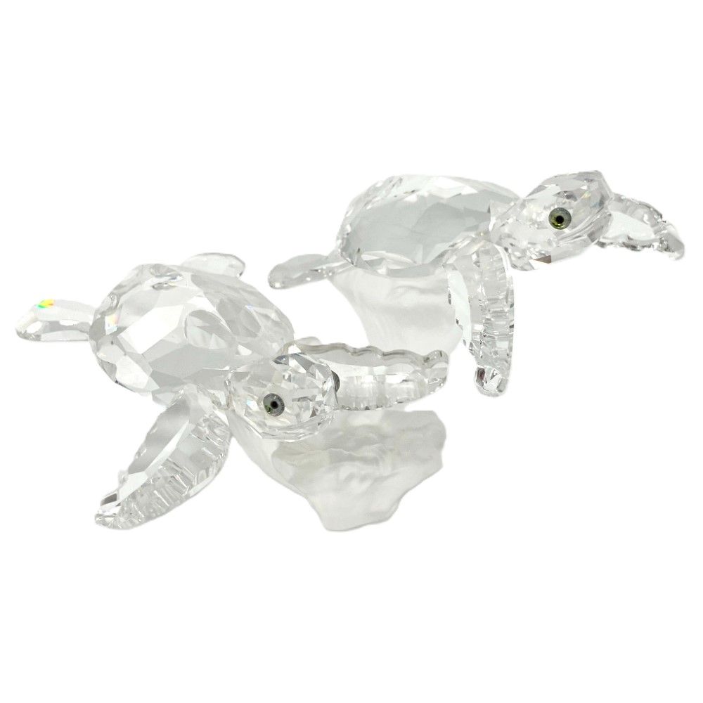 SWAROVSKI - スワロフスキー SWAROVSKI 海ガメの赤ちゃん 2011年廃盤品 オブジェ 置物 826480【中古】 スワロフスキー SWAROVSKI 海ガメの赤ちゃん 2011年廃盤品