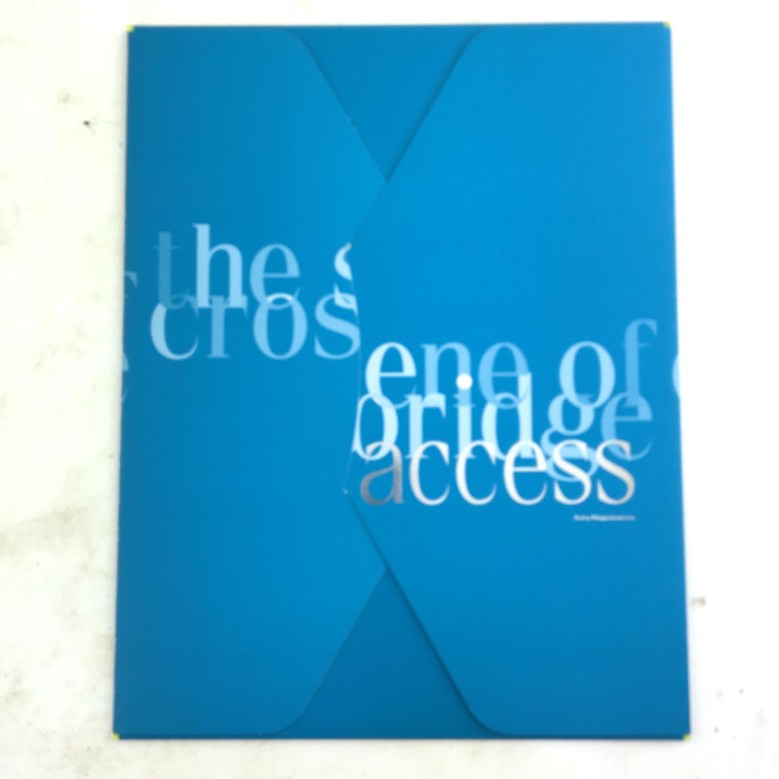 03m0231 access アクセス 写真集 the scene of crossbridge 特典