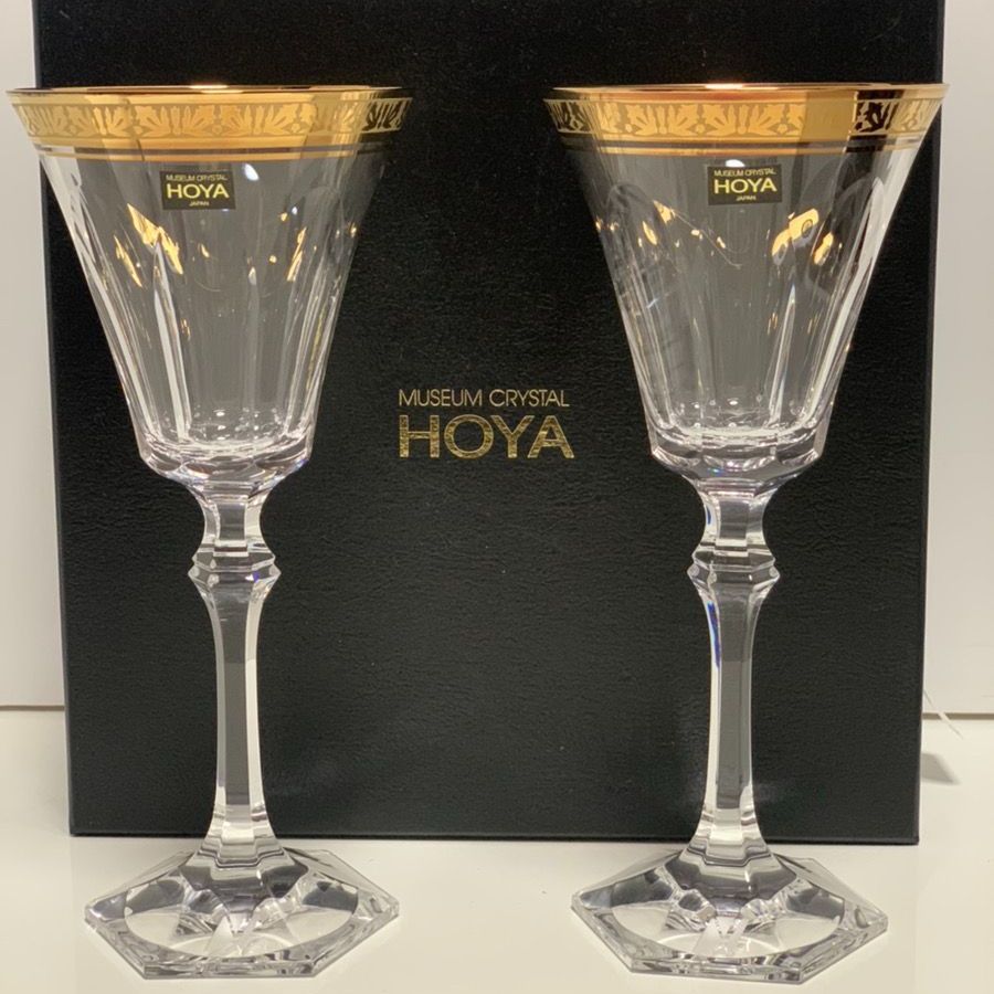 HOYA  ホヤクリスタルガラス　シャンパングラス　ワイングラス