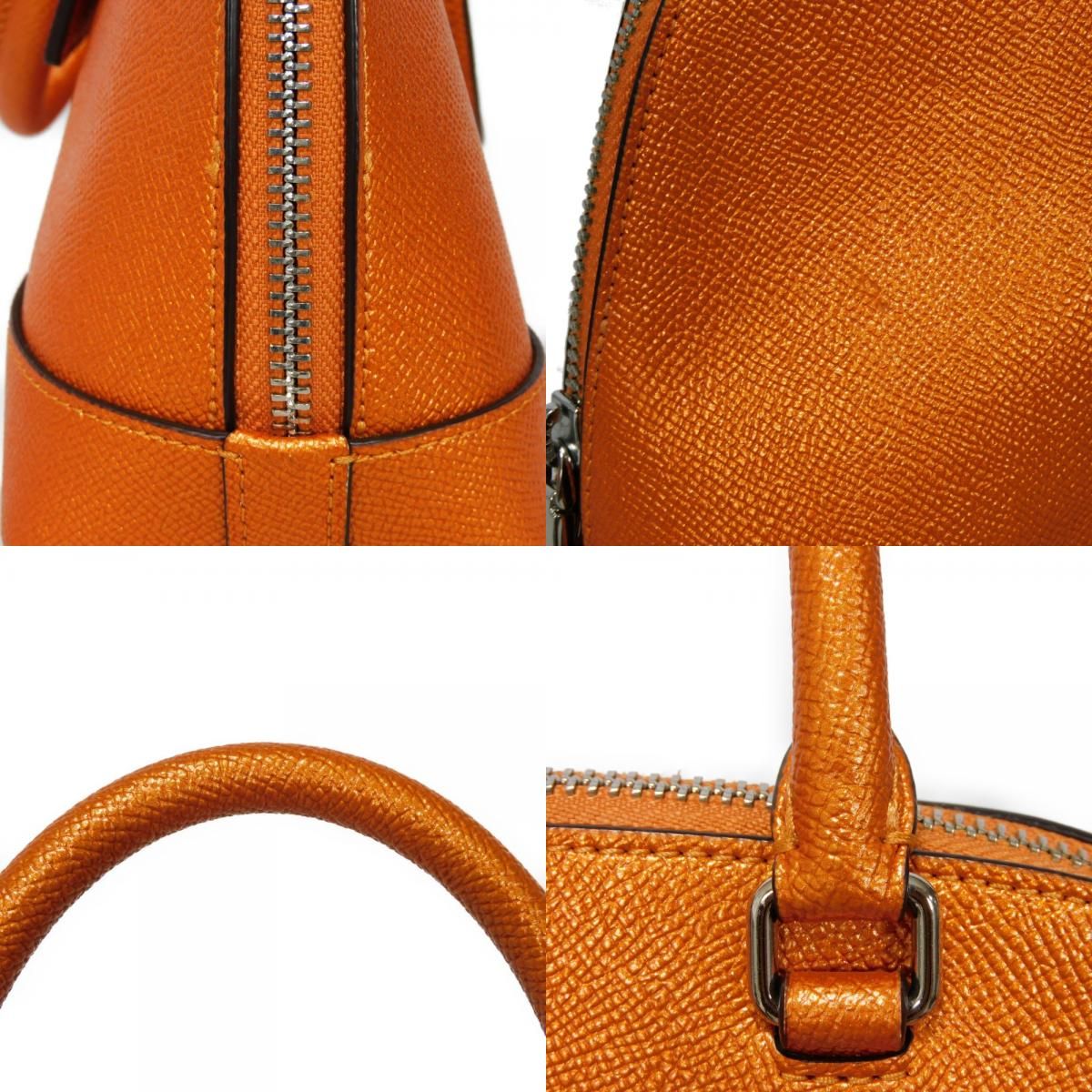 COACH コーチ ミニ シエラ サッチェル クロスグレイン ドーム型 2WAY 