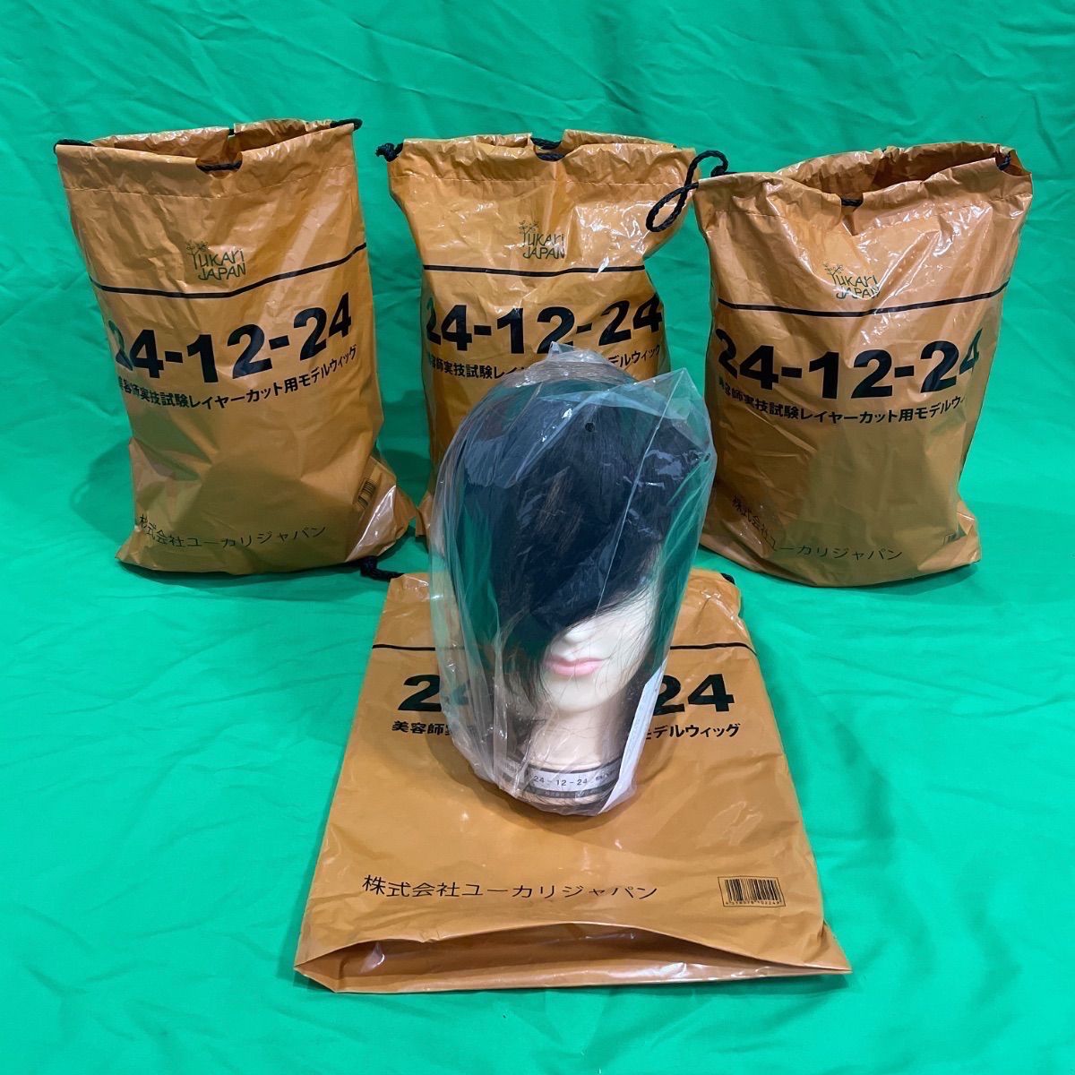 美容師 国家試験用 カットウィッグ5体セット 美容師国家試験用 カット