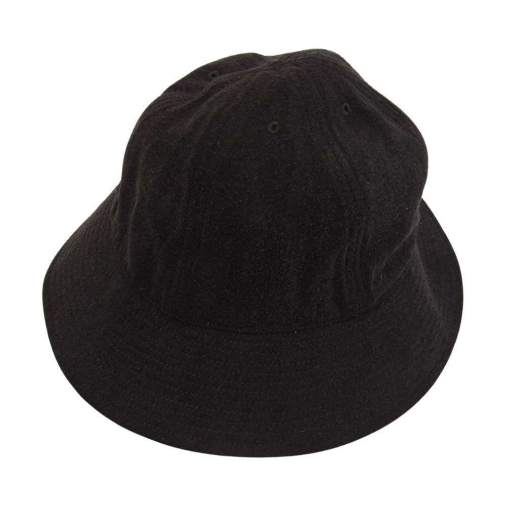 COMOLI コモリ 帽子 21SS T01-07002 シルクネップ ハット ブラック系 F