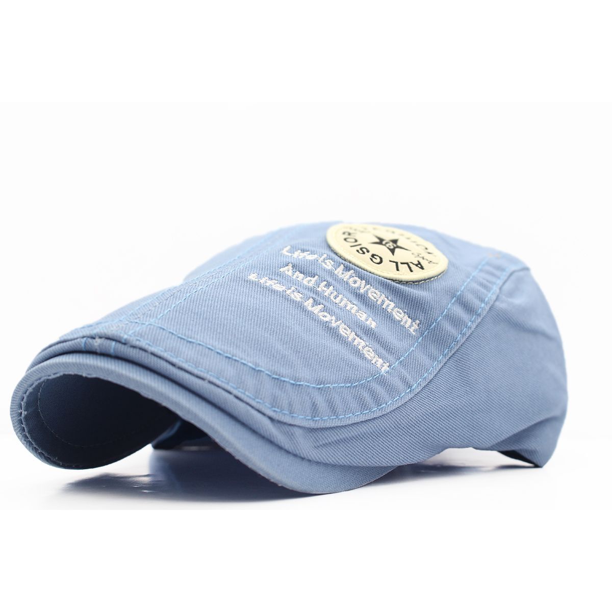 ハンチング帽子 ワッペン英文 綿 キャップ 帽子 56~59cm HC140-3 - メルカリ