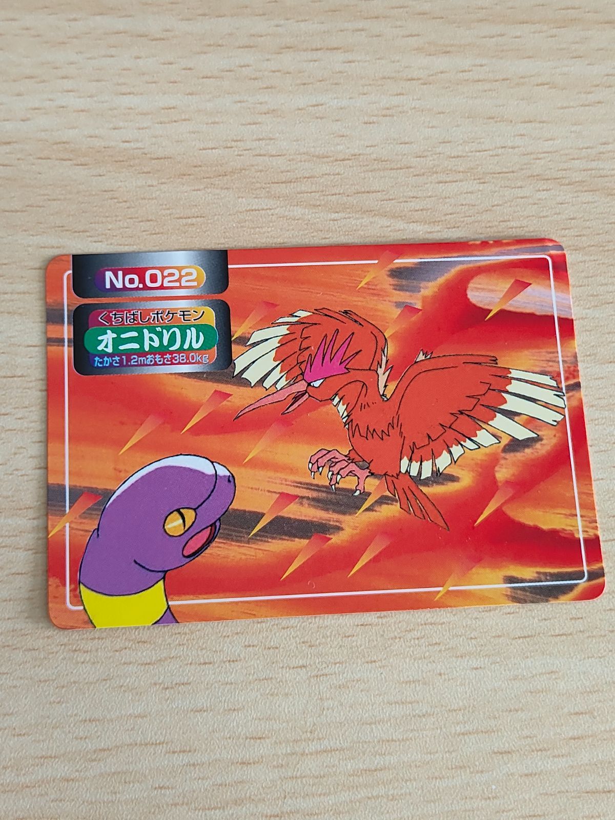 旧裏】ポケモンカード「No 022/オニドリル/LV 24/HP60」【拡張