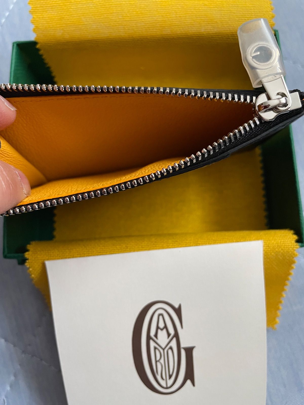大人気！＜GOYARD＞ブルボン ジップ付きカードホルダー - メルカリ