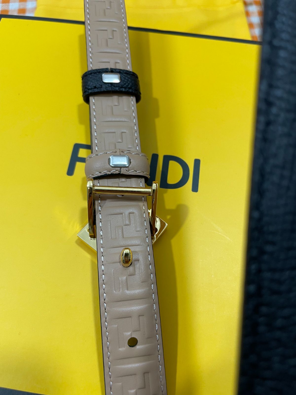 状態良♥FENDI  フェンディ レディース ベルト 幅2cm 新品未使用