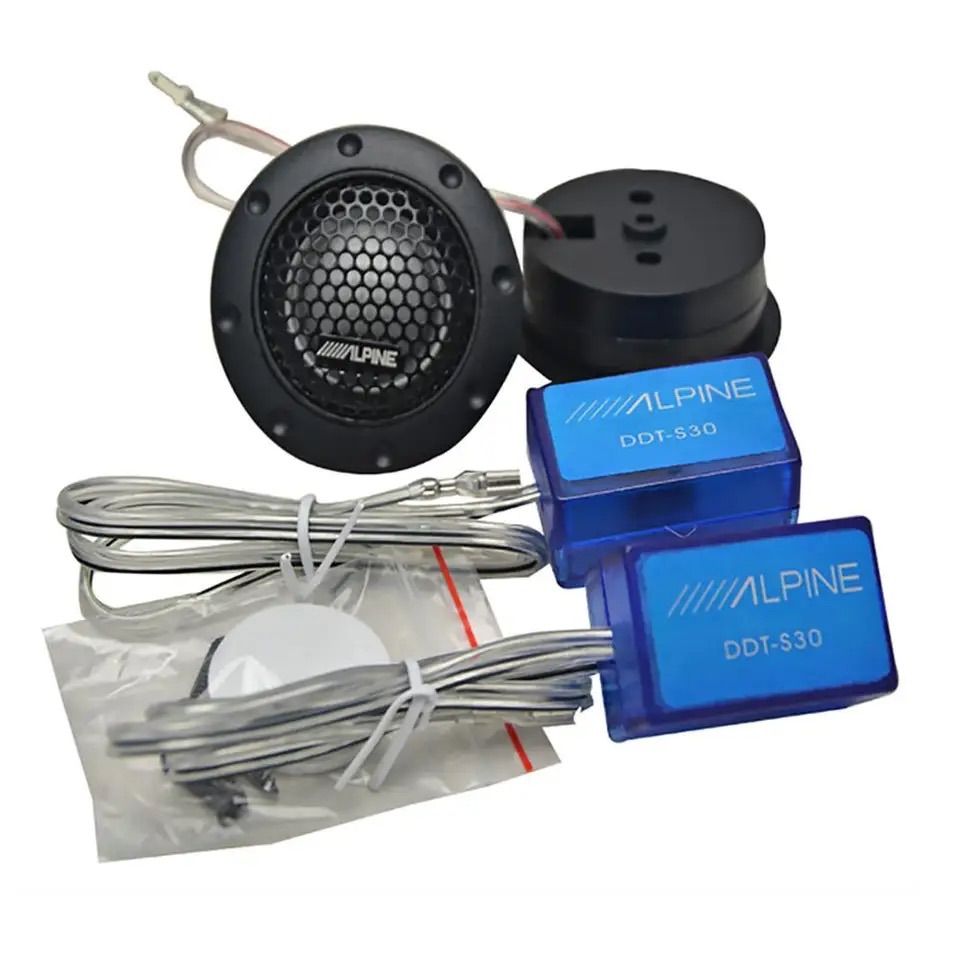 安い，格安 ALPINE ツィーター 2個セット 配線付き