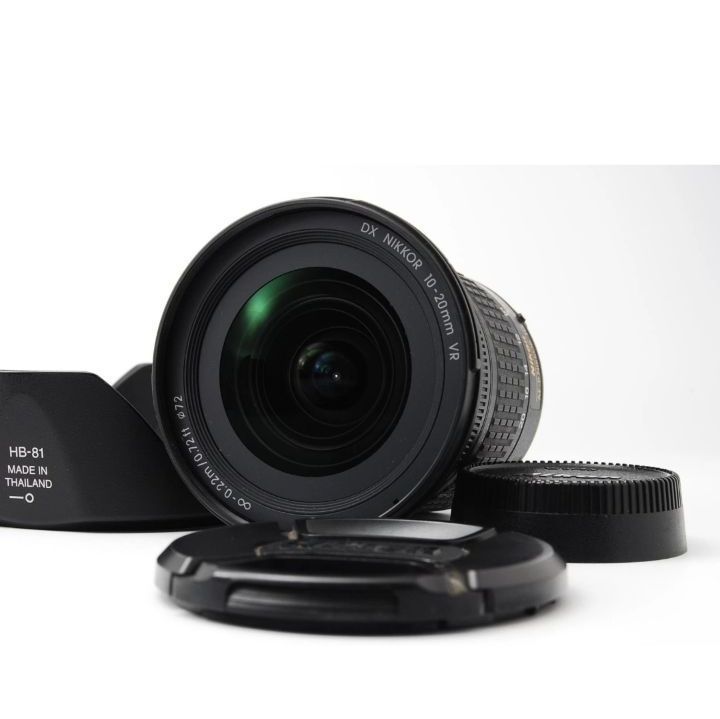 Nikon AF-P DX NIKKOR 10-20mm f|4.5-5.6 G VR 超広角ズームレンズ フード キャップ付 動作良好 日本製 217741