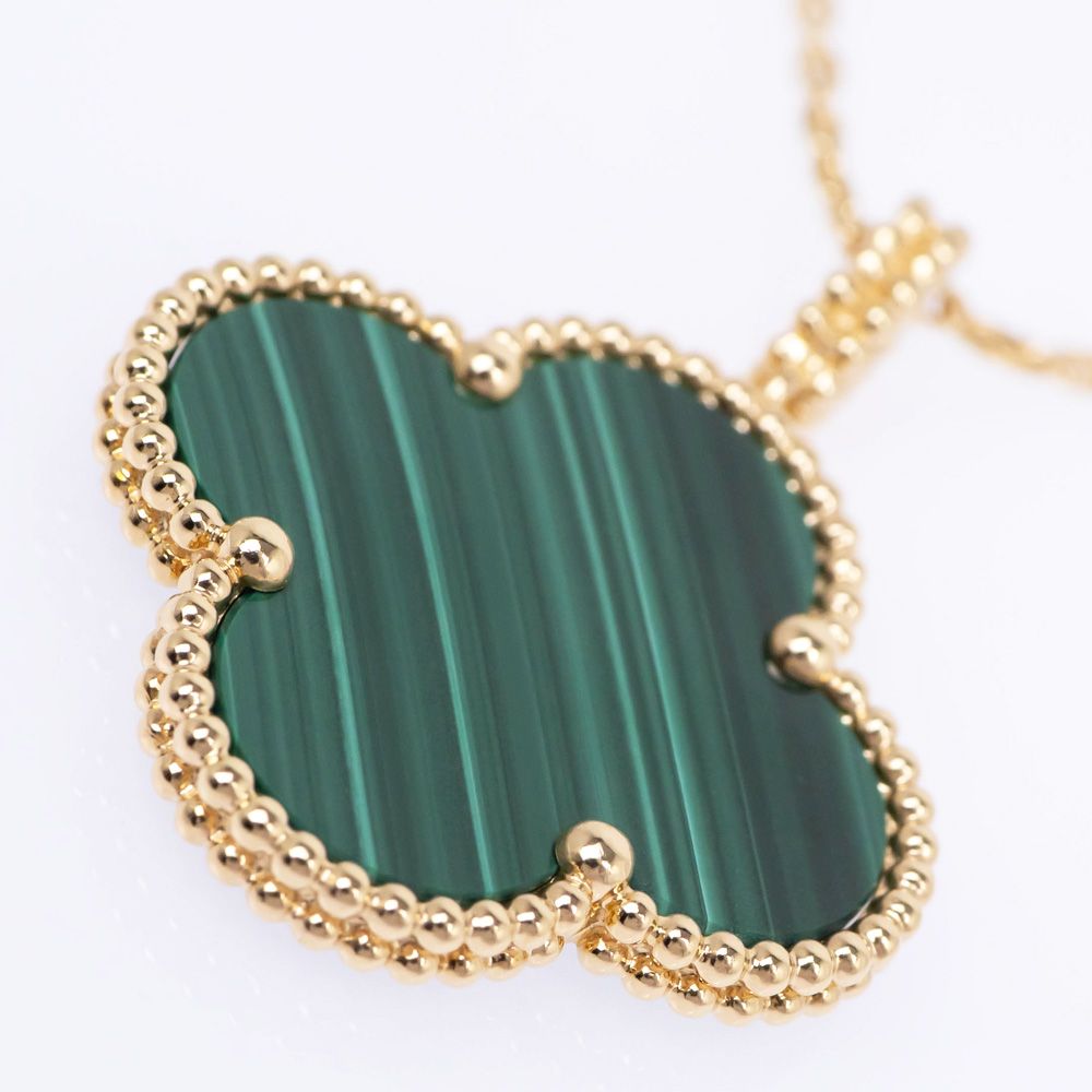 VCA マラカイト　マジックアルハンブラネックレス Van Cleef & Arpels マジックアルハンブラ ネックレス ゴールド