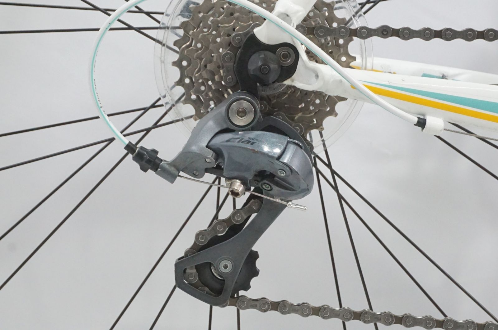 2088 ロードバイク ターコイズ 700c シマノ製 21段変速 ライト