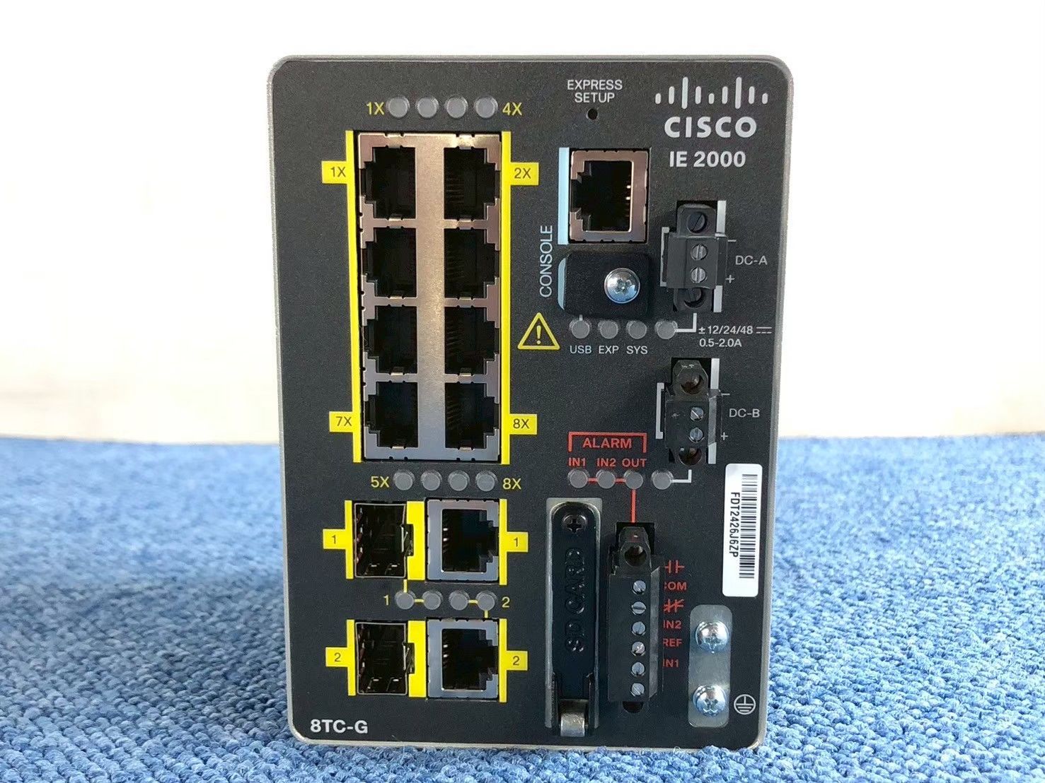 米軍放 ♥品 CISCO IE-2000-8TC-G-B 8ポート イーサネットスイッチ アクセススイッチ 80 be1w